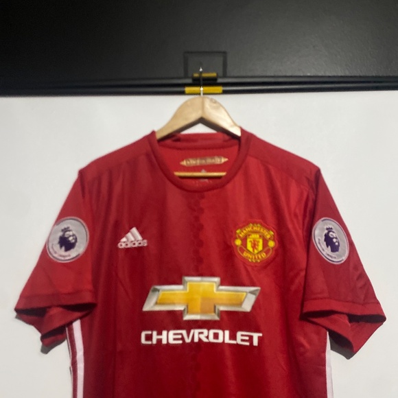 Adidas L Manchester United 2016-17 Ibrahimovic 9 Jersey As Is - Picture 3 of 12